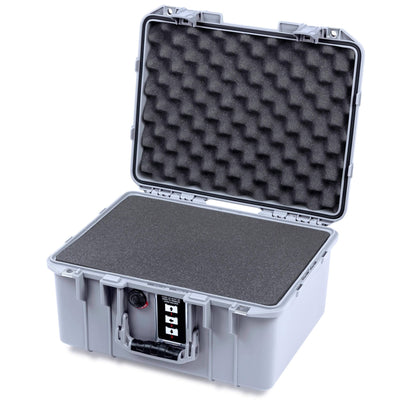 Pelican 1507 Air Case, Silver Pick & Pluck Foam with Convolute Lid Foam ColorCase 015070-0001-180-181