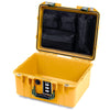 Pelican 1507 Air Case, Yellow with OD Green Handle & Latches ColorCase