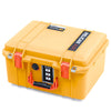 Pelican 1507 Air Case, Yellow with Orange Handle & Latches ColorCase