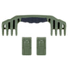 Pelican 1520 Replacement Handle & Latches, OD Green (Set of 1 Handle, 2 Push-Button Latches) ColorCase