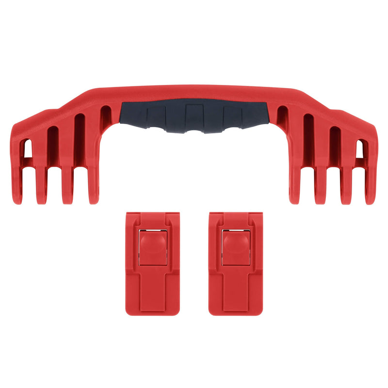 Pelican 1520 Replacement Handle & Latches, Red (Set of 1 Handle, 2 Push-Button Latches) ColorCase 