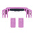 Pelican 1525 Air Replacement Handle & Latches, Magenta (Set of 1 Handle, 2 Latches)