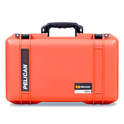 Pelican 1525 Air Case, Orange with Black Handle & Latches ColorCase