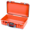 Pelican 1525 Air Case, Orange with Silver Handle & Latches None (Case Only) ColorCase 015250-0000-150-181