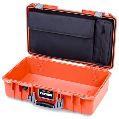 Pelican 1525 Air Case, Orange with Silver Handle & Latches ColorCase