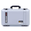 Pelican 1525 Air Case, Silver with Black Handle & Latches ColorCase