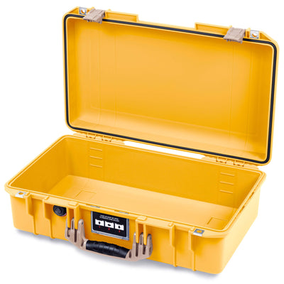 Pelican 1525 Air Case, Yellow with Desert Tan Handle & Latches ColorCase