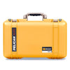 Pelican 1525 Air Case, Yellow with Desert Tan Handle & Latches ColorCase