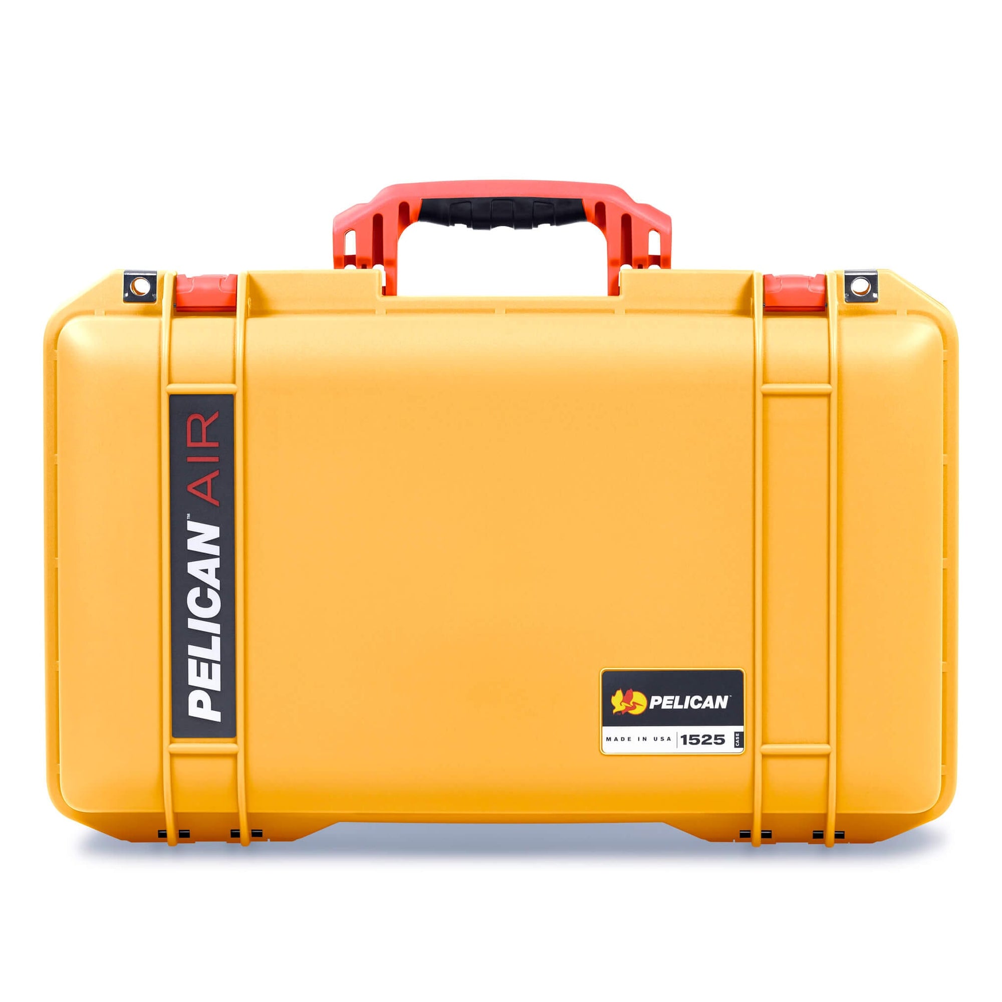 Pelican 1525 Air Case, Yellow with Orange Handle & Latches ColorCase 