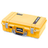 Pelican 1525 Air Case, Yellow with Silver Handle & Latches ColorCase