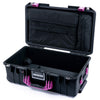 Pelican 1535 Air Case, Black with Magenta Handles & Latches