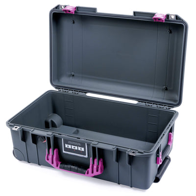 Pelican 1535 Air Case, Charcoal with Magenta Handles & Latches