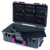 Pelican 1535 Air Case, Charcoal with Magenta Handles & Latches