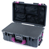 Pelican 1535 Air Case, Charcoal with Magenta Handles & Latches