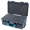 Pelican 1535 Air Case, Charcoal with Teal Handles & Latches