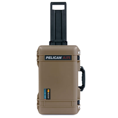 Pelican 1535 Air Case, Dark Desert Dirt with Black Handles & Latches ColorCase