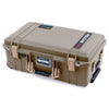 Pelican 1535 Air Case, Dark Desert Dirt with Desert Tan Handles & Latches ColorCase