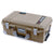 Pelican 1535 Air Case, Dark Desert Dirt with Silver Handles, Latches & Trolley ColorCase 