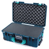 Pelican 1535 Air Case, Deep Pacific with Teal Handles & Latches