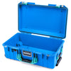 Pelican 1535 Air Case, Electric Blue with Teal Handles & Latches