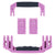 Pelican 1535 Air Replacement Handles & Latches, Magenta (Set of 2 Handles, 2 Latches) ColorCase 