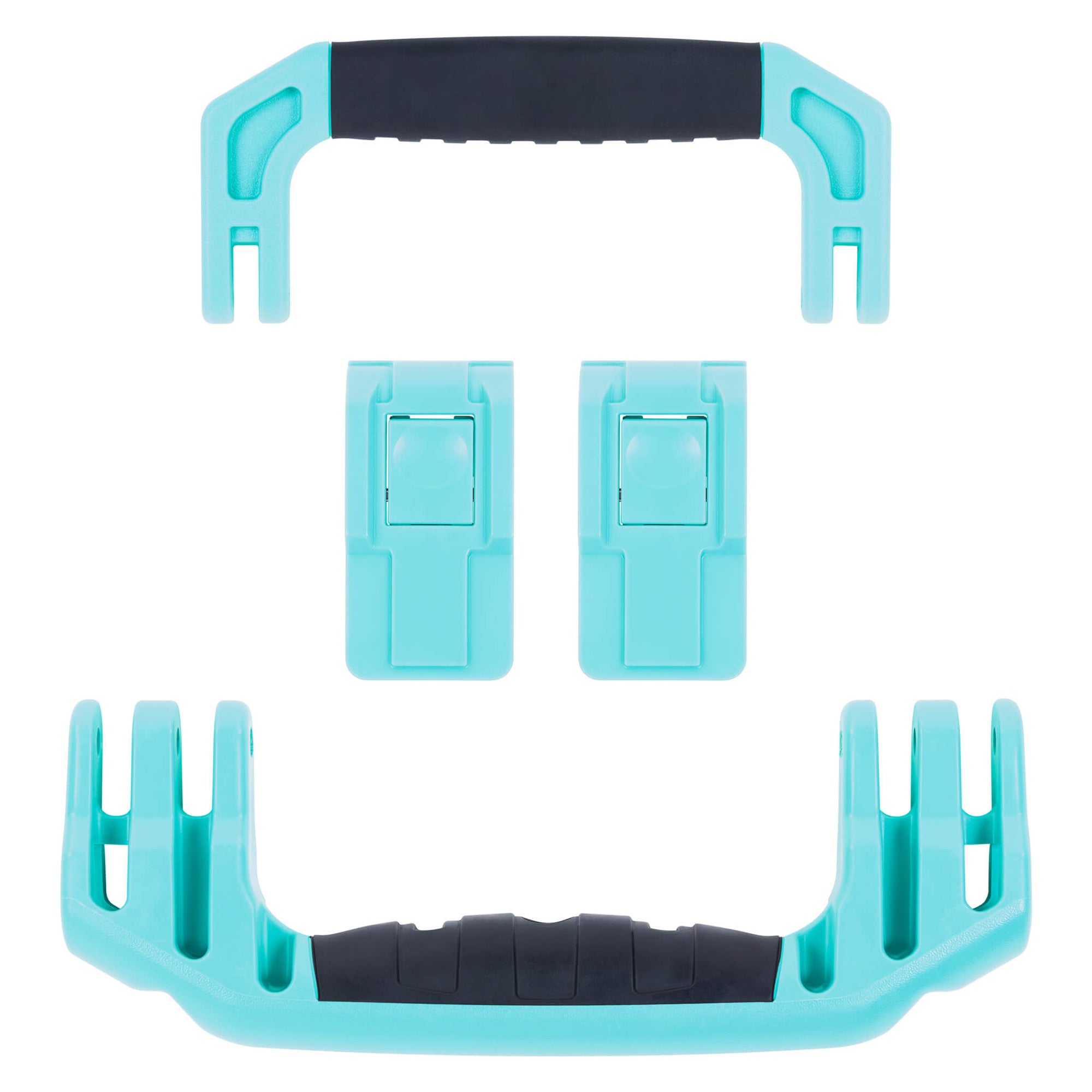 Pelican 1535 Air Replacement Handles & Latches, Teal (Set of 2 Handles, 2 Latches) ColorCase 