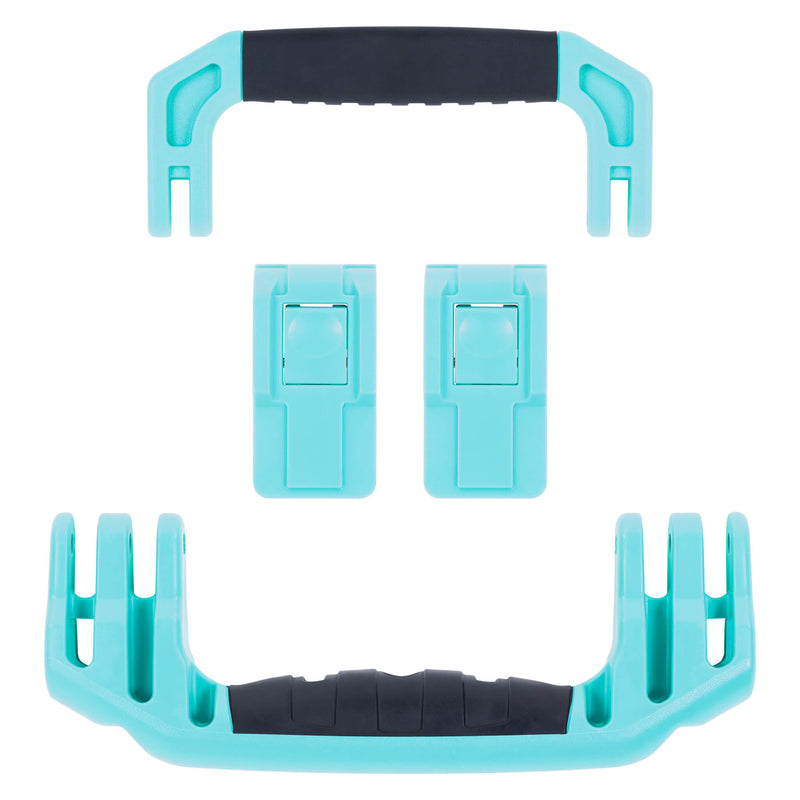 Pelican 1535 Air Replacement Handles & Latches, Teal (Set of 2 Handles, 2 Latches)