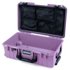 Pelican 1535 Air Case, Lilac with Black Handles & TSA Locking Latches Mesh Lid Organizer Only ColorCase 015350-0100-540-L10