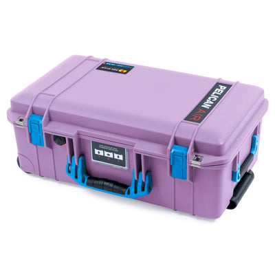 Pelican 1535 Air Case, Lilac with Blue Handles & Latches ColorCase