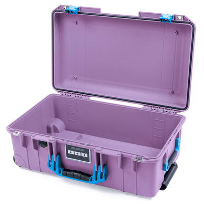 Pelican 1535 Air Case, Lilac with Blue Handles & Latches None (Case Only) ColorCase 015350-0000-540-121