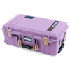 Pelican 1535 Air Case, Lilac with Desert Tan Handles & Latches ColorCase