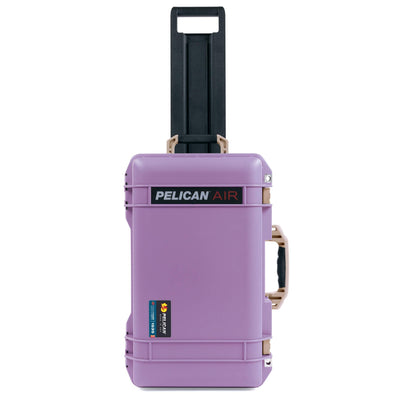 Pelican 1535 Air Case, Lilac with Desert Tan Handles & Latches ColorCase