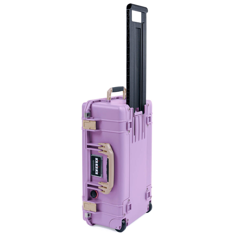 Pelican 1535 Air Case, Lilac with Desert Tan Handles & Latches ColorCase 