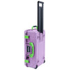 Pelican 1535 Air Case, Lilac with Lime Green Handles & Latches ColorCase