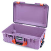 Pelican 1535 Air Case, Lilac with Orange Handles & Latches None (Case Only) ColorCase 015350-0000-540-151