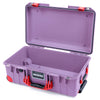 Pelican 1535 Air Case, Lilac with Red Handles, Latches & Trolley None (Case Only) ColorCase 015350-0000-540-321-320