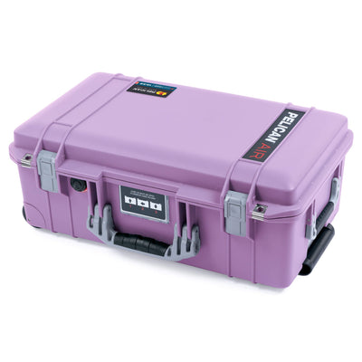 Pelican 1535 Air Case, Lilac with Silver Handles & Latches ColorCase