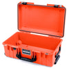 Pelican 1535 Air Case, Orange with Black Handles & Latches None (Case Only) ColorCase 015350-0000-150-111