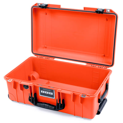 Pelican 1535 Air Case, Orange with Black Handles & TSA Locking Latches