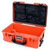 Pelican 1535 Air Case, Orange with Black Handles & TSA Locking Latches Mesh Lid Organizer Only ColorCase 015350-0100-150-L10