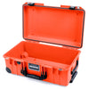 Pelican 1535 Air Case, Orange with Black Handles, TSA Locking Latches & Trolley None (Case Only) ColorCase 015350-0000-150-L10-110