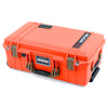 Pelican 1535 Air Case, Orange with Dark Desert Dirt Handles & Latches ColorCase