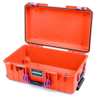 Pelican 1535 Air Case, Orange with Magenta Handles & Latches None (Case Only) ColorCase 015350-0000-150-401