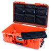 Pelican 1535 Air Case, Orange with Red Handles & Latches 7-Piece Removable Mesh Pouches Only ColorCase 015350-0700-150-321