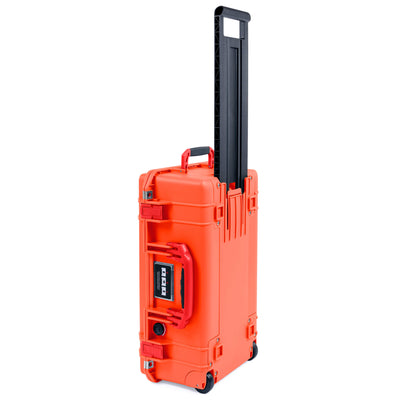 Pelican 1535 Air Case, Orange with Red Handles & Latches ColorCase