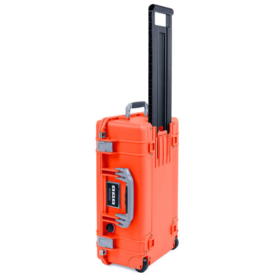 Pelican 1535 Air Case, Orange with Silver Handles & Latches