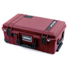 Pelican 1535 Air Case, Oxblood with Black Handles, Latches & Trolley ColorCase