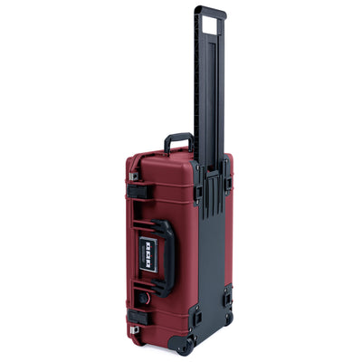 Pelican 1535 Air Case, Oxblood with Black Handles, Latches & Trolley