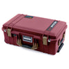 Pelican 1535 Air Case, Oxblood with Dark Desert Dirt Handles & Latches ColorCase