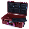 Pelican 1535 Air Case, Oxblood with Magenta Handles & Latches